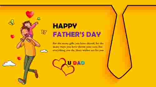 fathers day ppt template